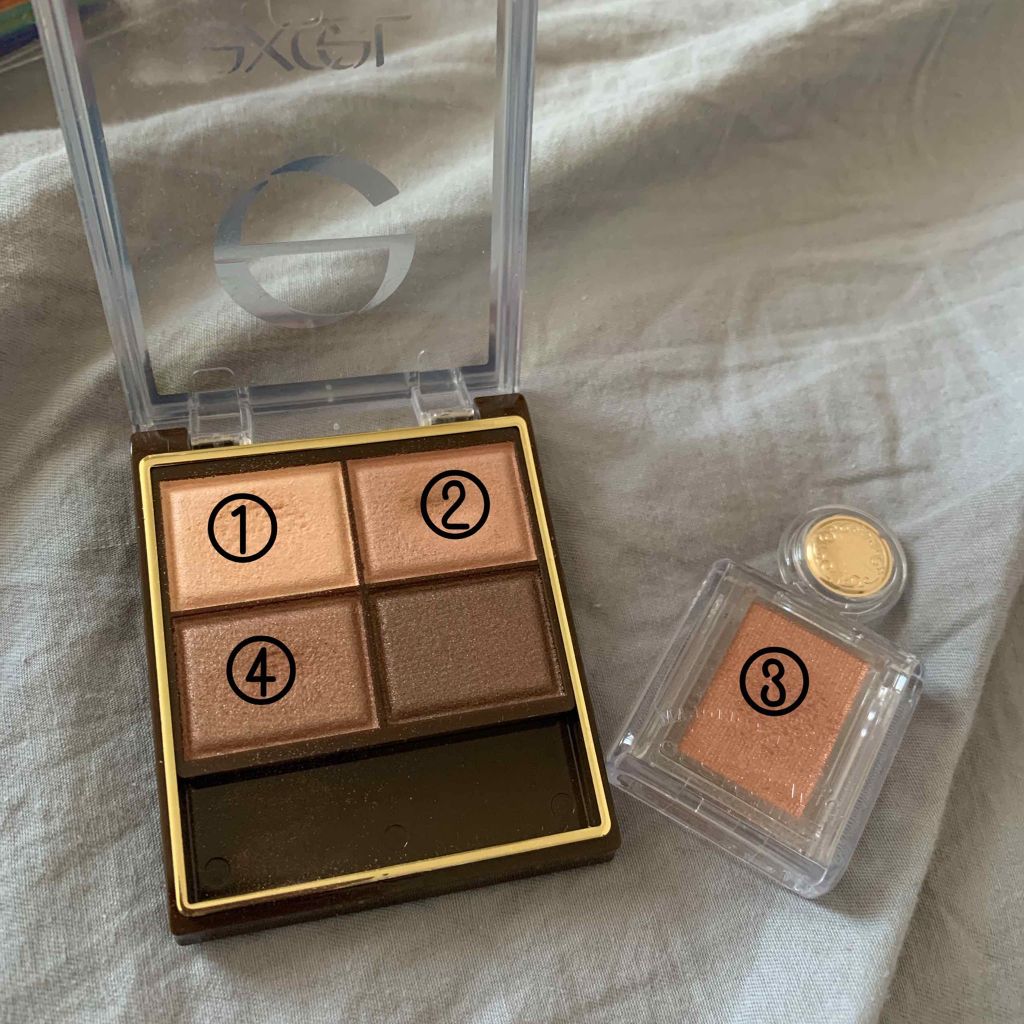 シャドーカスタマイズ/MAJOLICA MAJORCA/単色アイシャドウを使ったクチコミ（2枚目）