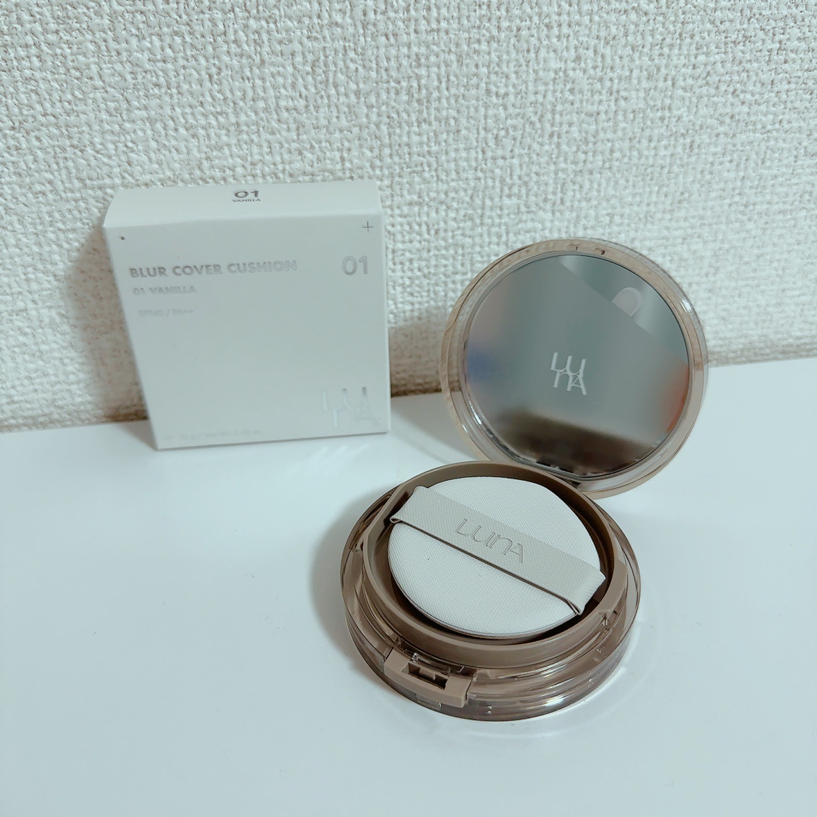 ブラーカバークッション/LUNA/クッションファンデーションを使ったクチコミ（2枚目）