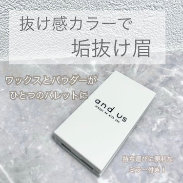 and us アイブロウパレットのクチコミ「\ シンプルパケがおしゃれなプチプラアイブロウ❤︎/


スリコで買えるアイブロウパレットを紹.....」（1枚目）