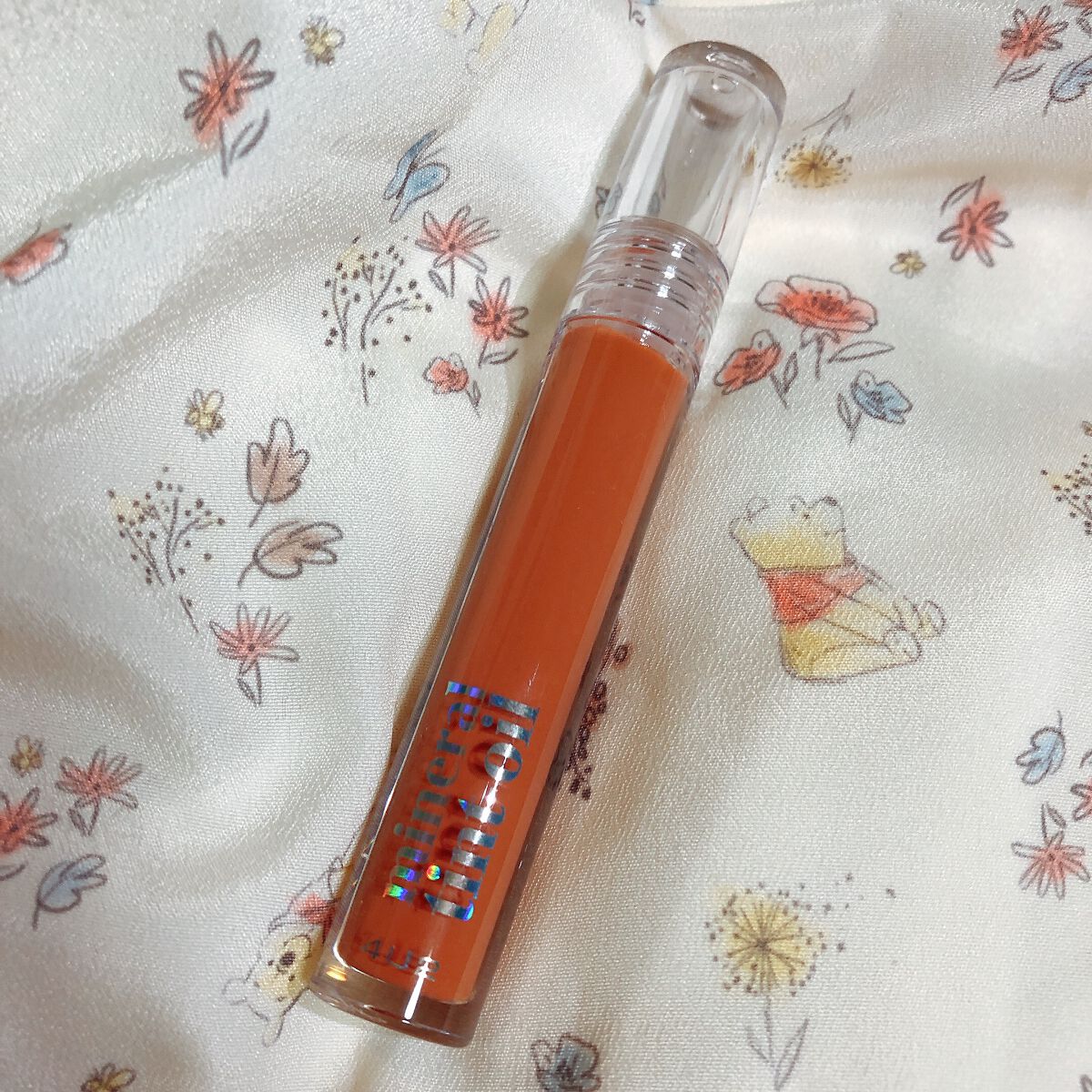 ミネラルティントオイル #03 フリッカーヌード/4U2/リップティントを使ったクチコミ（1枚目）