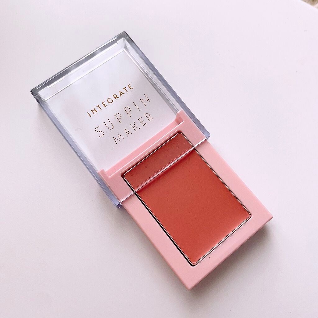 すっぴんメイカー チーク&リップ/インテグレート/ジェル・クリームチークを使ったクチコミ(2枚目)