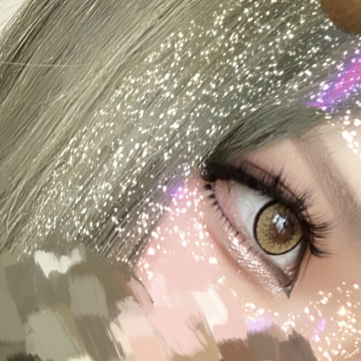 カラーステイ グリーミング アイズ リキッド シャドウ 884 ローズ ゴールド/REVLON/リキッドアイシャドウを使ったクチコミ（1枚目）