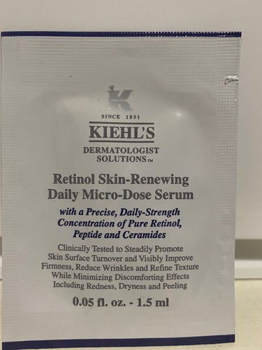 DS RTN リニューイング セラム/Kiehl's/美容液を使ったクチコミ（1枚目）