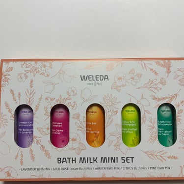 WELEDA バスミルク ミニセットのクチコミ「ゆっくり時間。
バスタイムで癒しの時間を過ごすためのアイテム。
気分によって香りも選べる、この.....」（1枚目）