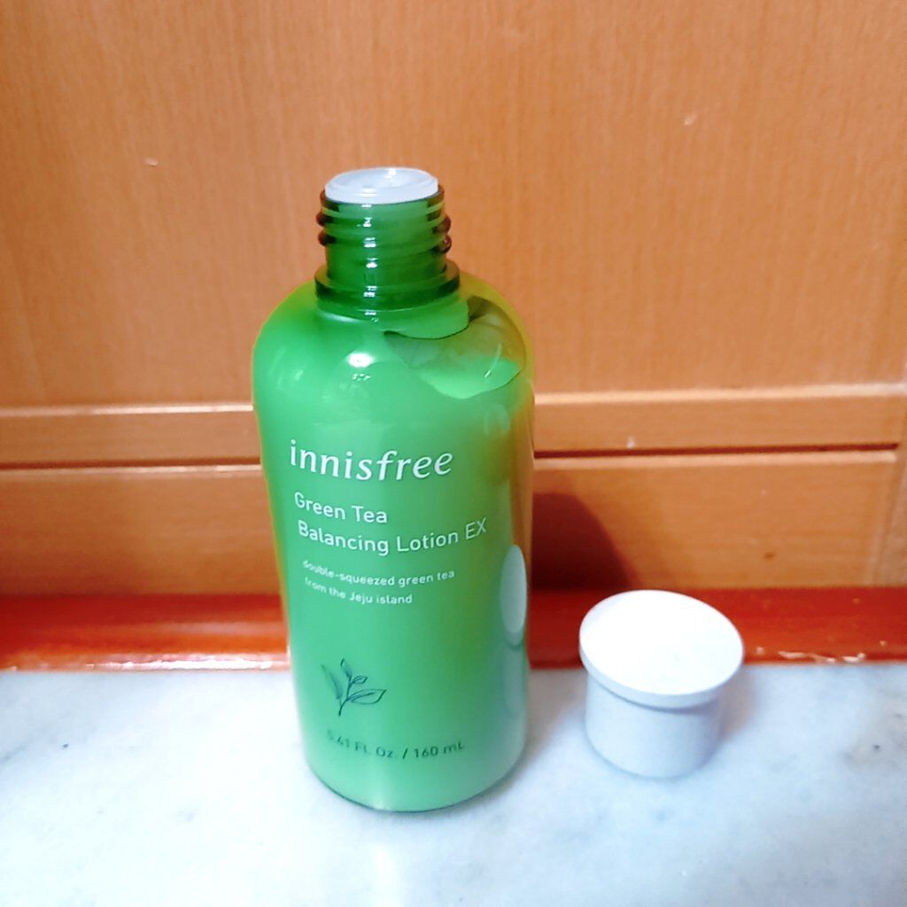 グリーンティー バランシングローション/innisfree/乳液を使ったクチコミ（3枚目）