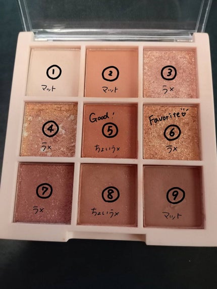 アイシャドウパレット/Kirei&co./アイシャドウパレットを使ったクチコミ(7枚目)