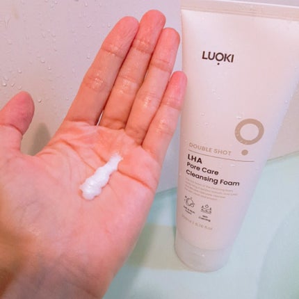 ダブルショットLHA毛穴ケアクレンジングフォーム /LUOKI/クレンジングクリームを使ったクチコミ(2枚目)