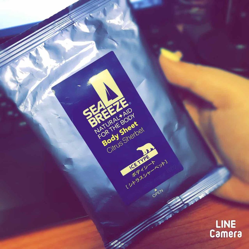 アイスタイプ ボディシート(シトラスシャーベット)/シーブリーズ/ボディシートを使ったクチコミ(1枚目)