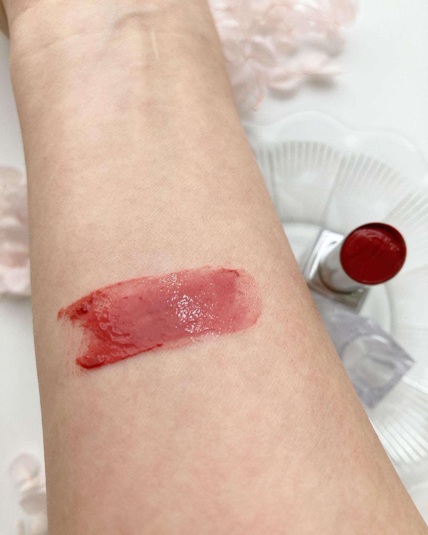 デュイジェルグレーズスティック/wakemake/口紅を使ったクチコミ(3枚目)