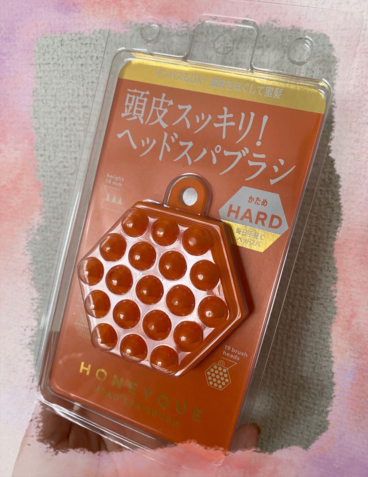 ヘッドスパブラシ ハード/ハニーク/スカルプブラシを使ったクチコミ（1枚目）