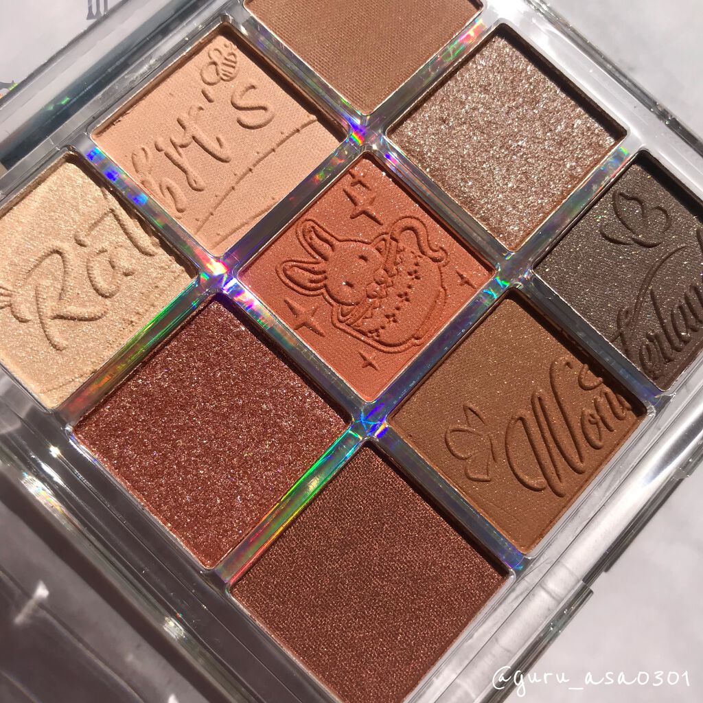 クォーツ 9色アイシャドウパレット(ドリームランドアイシャドウ)/ZEESEA/アイシャドウパレットを使ったクチコミ（2枚目）