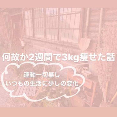 こんにちは！ 先日高校を卒業したかすみです🌱

今回はコスメレビューではなく、何故か2週間で3kg痩せた話をしていきたいと思います。

もともとかすみは2kg痩せたいな〜と思っていたんですが、運動嫌い・