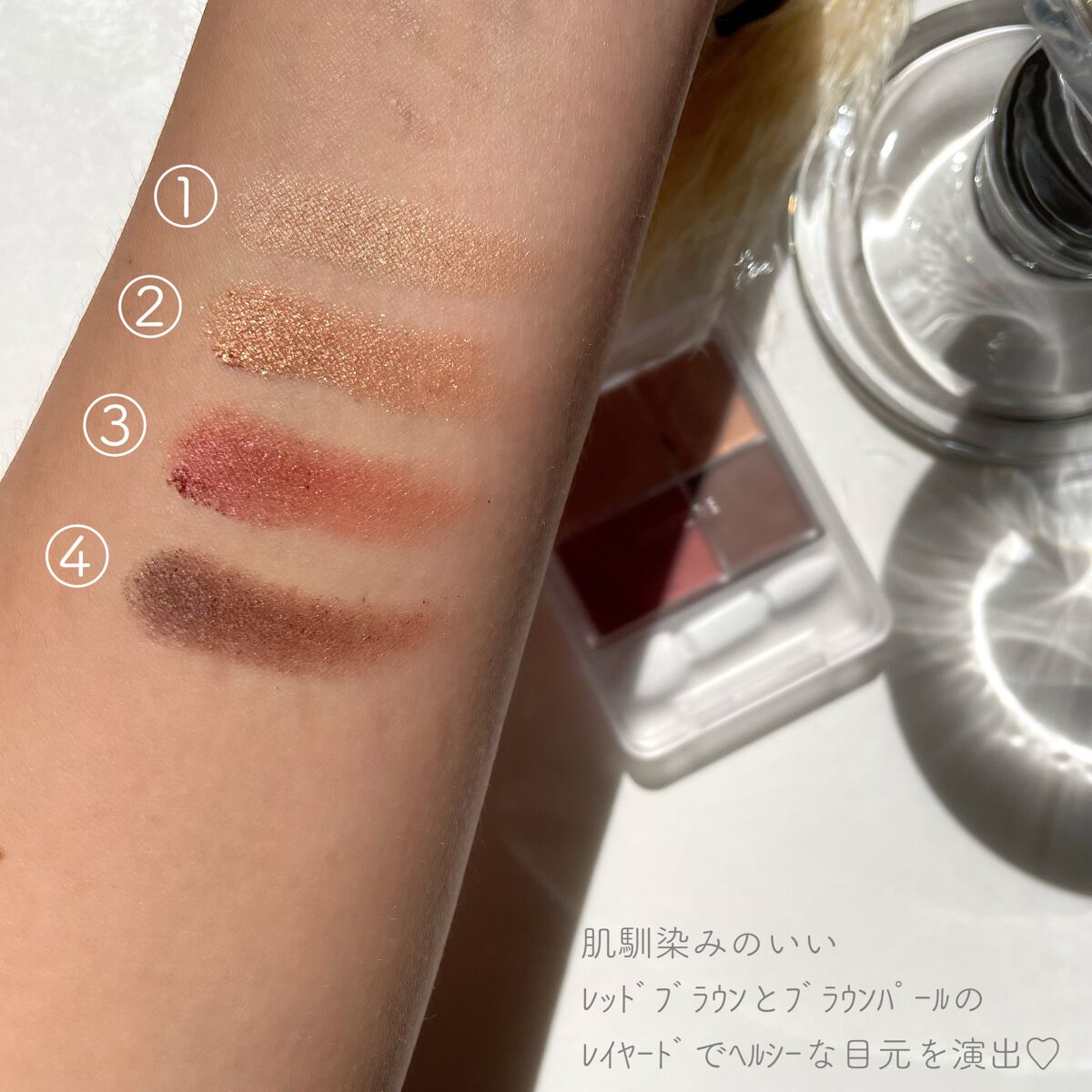 グラデーション アイシャドウ/ちふれ/アイシャドウパレットを使ったクチコミ(1枚目)