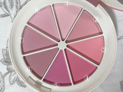 ミドルトーンアイシャドウコレクターパレット/Laka/アイシャドウパレットを使ったクチコミ(2枚目)