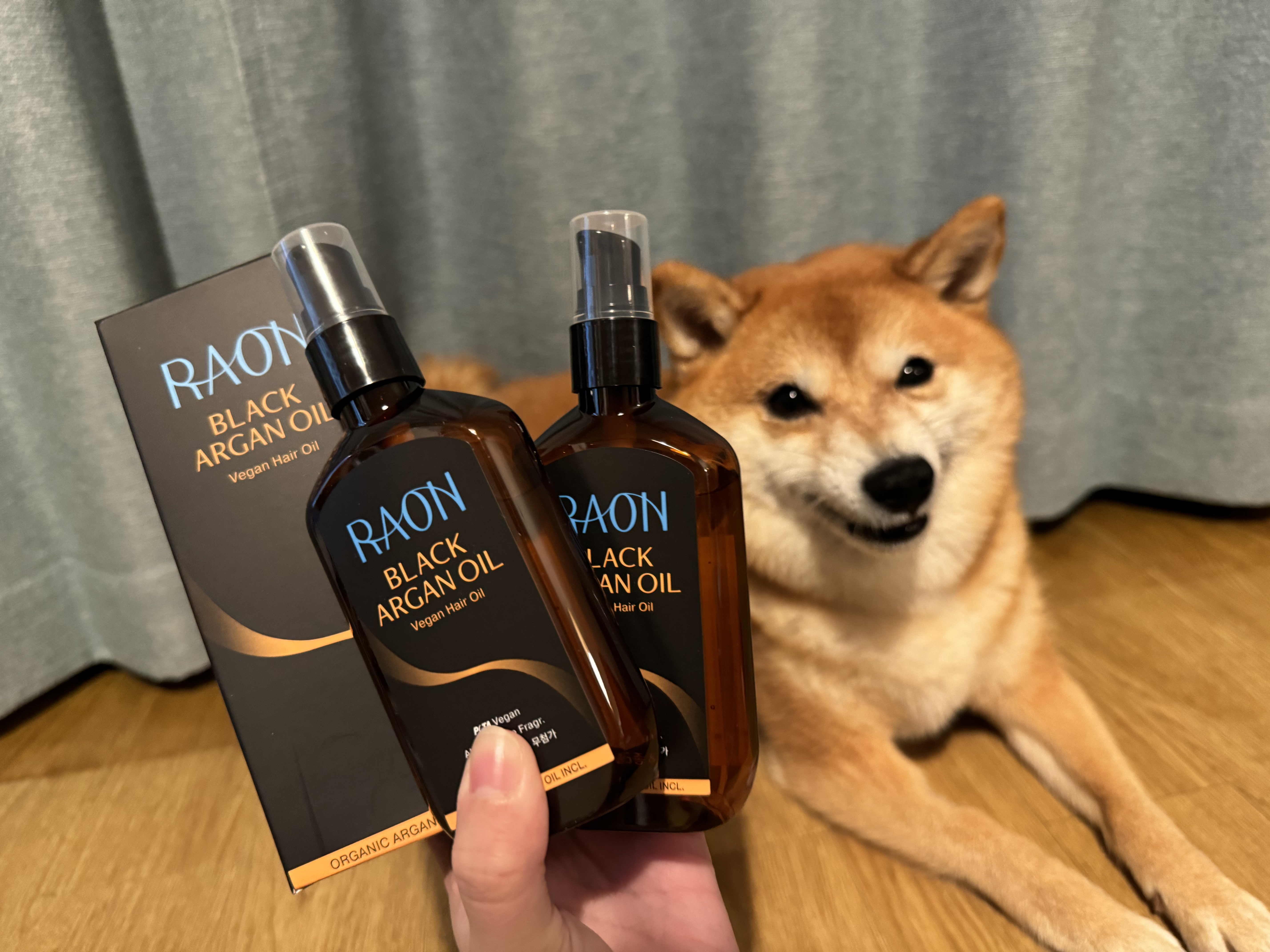 ブラックアルガンオイル/RAON/アウトバストリートメントを使ったクチコミ（3枚目）