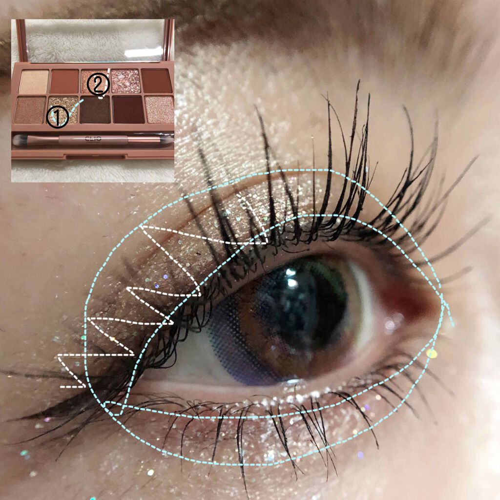 プロ アイ パレット/CLIO/アイシャドウパレットを使ったクチコミ(3枚目)