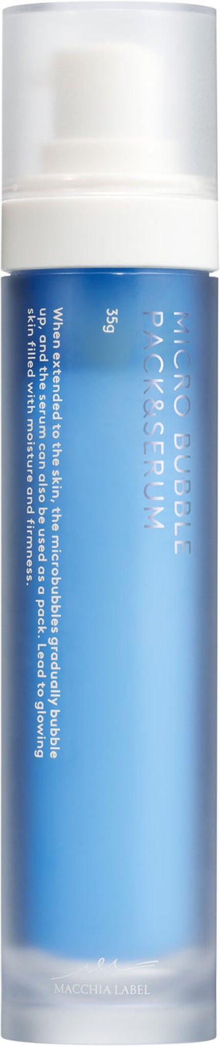 マイクロバブルパック&セラム / Macchia Label