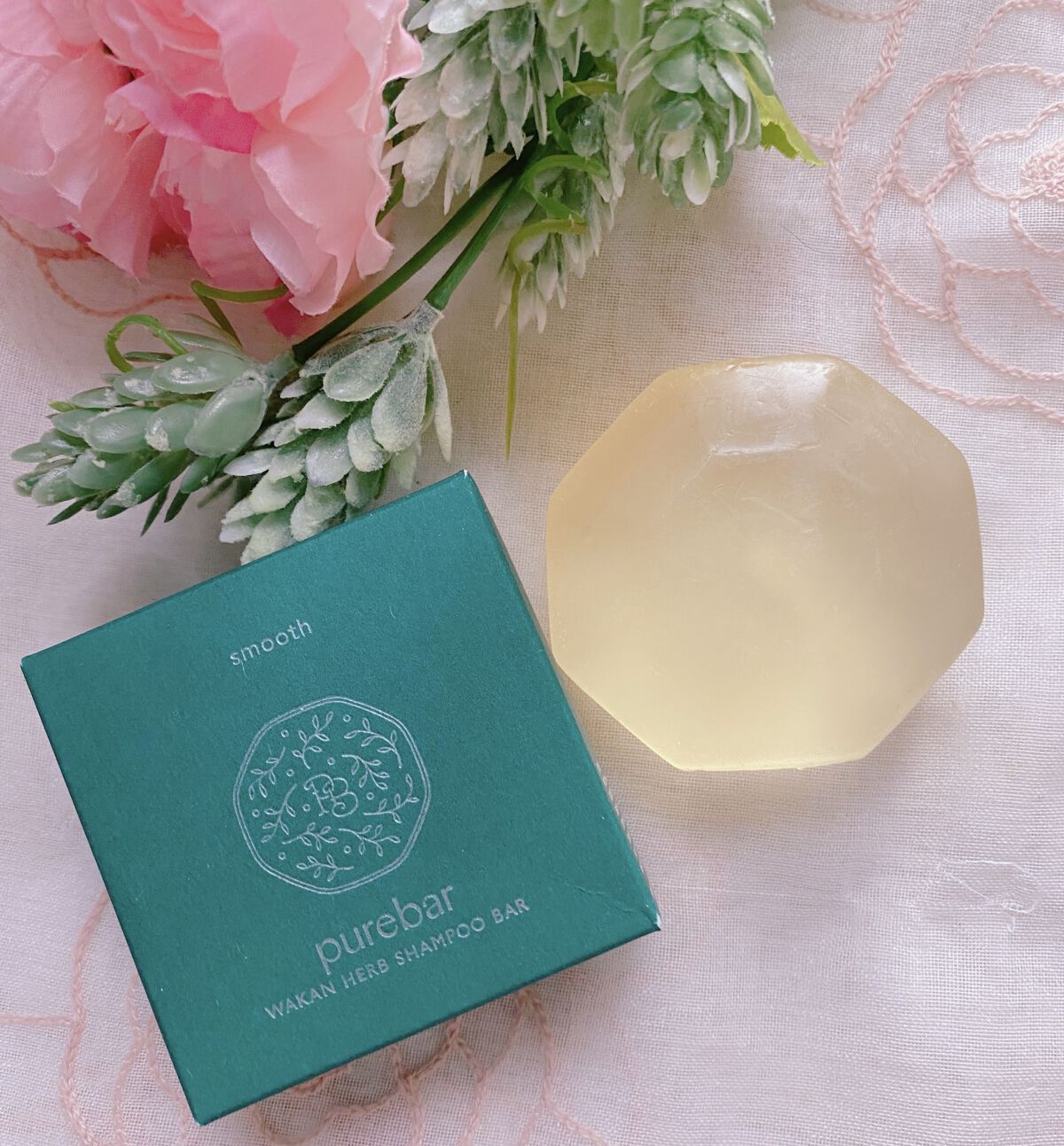 ピュアバー 和漢ハーブシャンプーバー スムース/purebar/市販シャンプーを使ったクチコミ（1枚目）