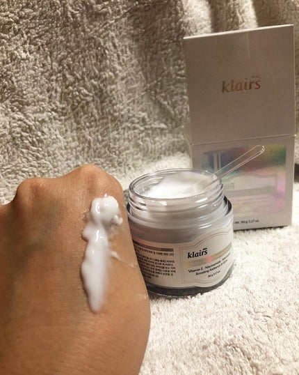 フレッシュリージュースドビタミンEマスク(90g)/Klairs/フェイスクリームを使ったクチコミ(4枚目)