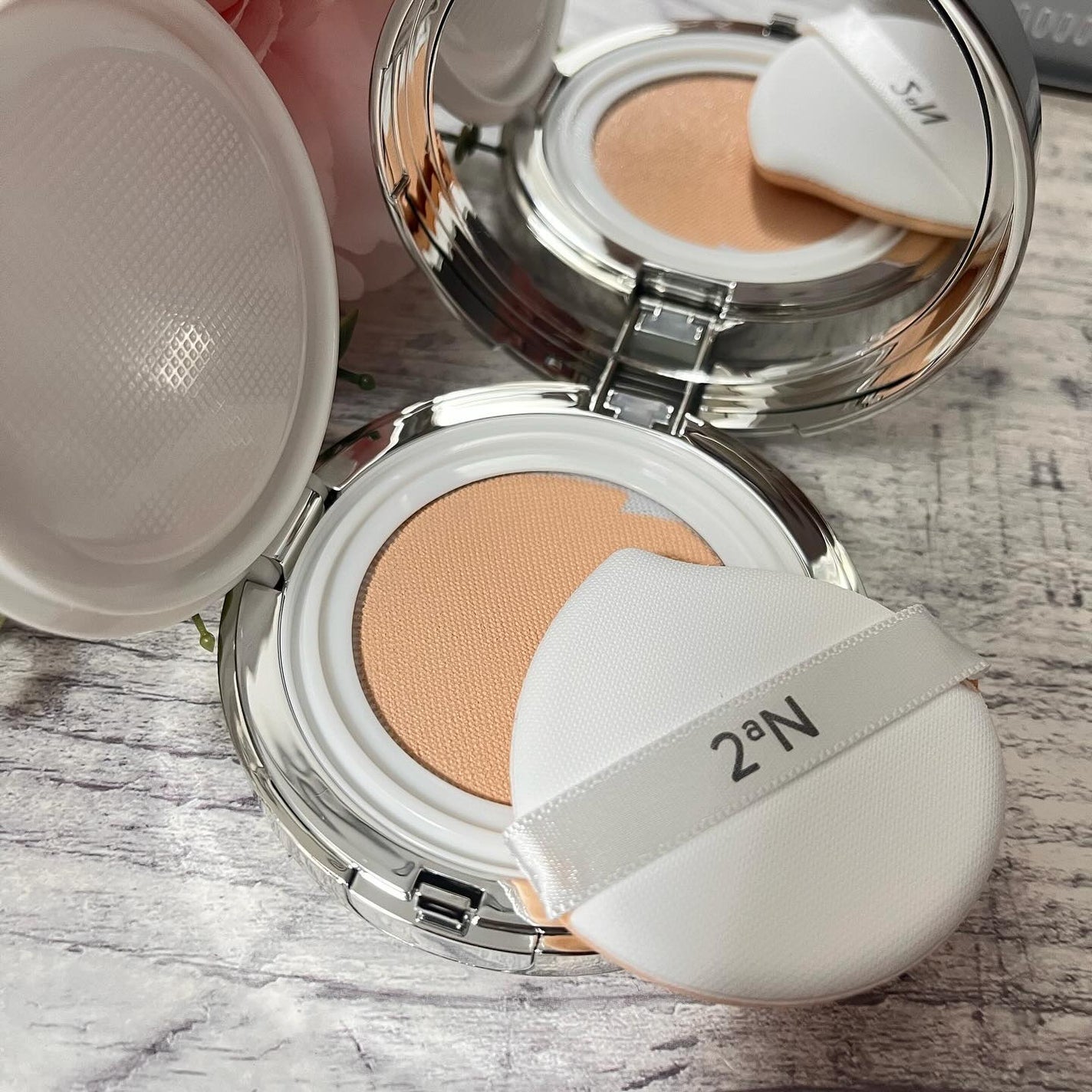 グリーミングテンションパクト/2aN/クリーム・エマルジョンファンデーションを使ったクチコミ(4枚目)