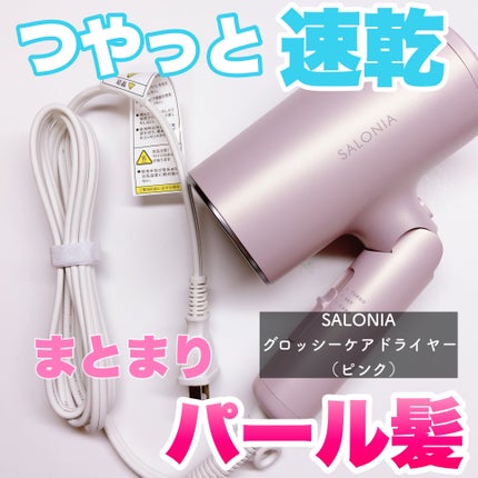 グロッシーケアドライヤー/SALONIA/ドライヤーを使ったクチコミ(1枚目)