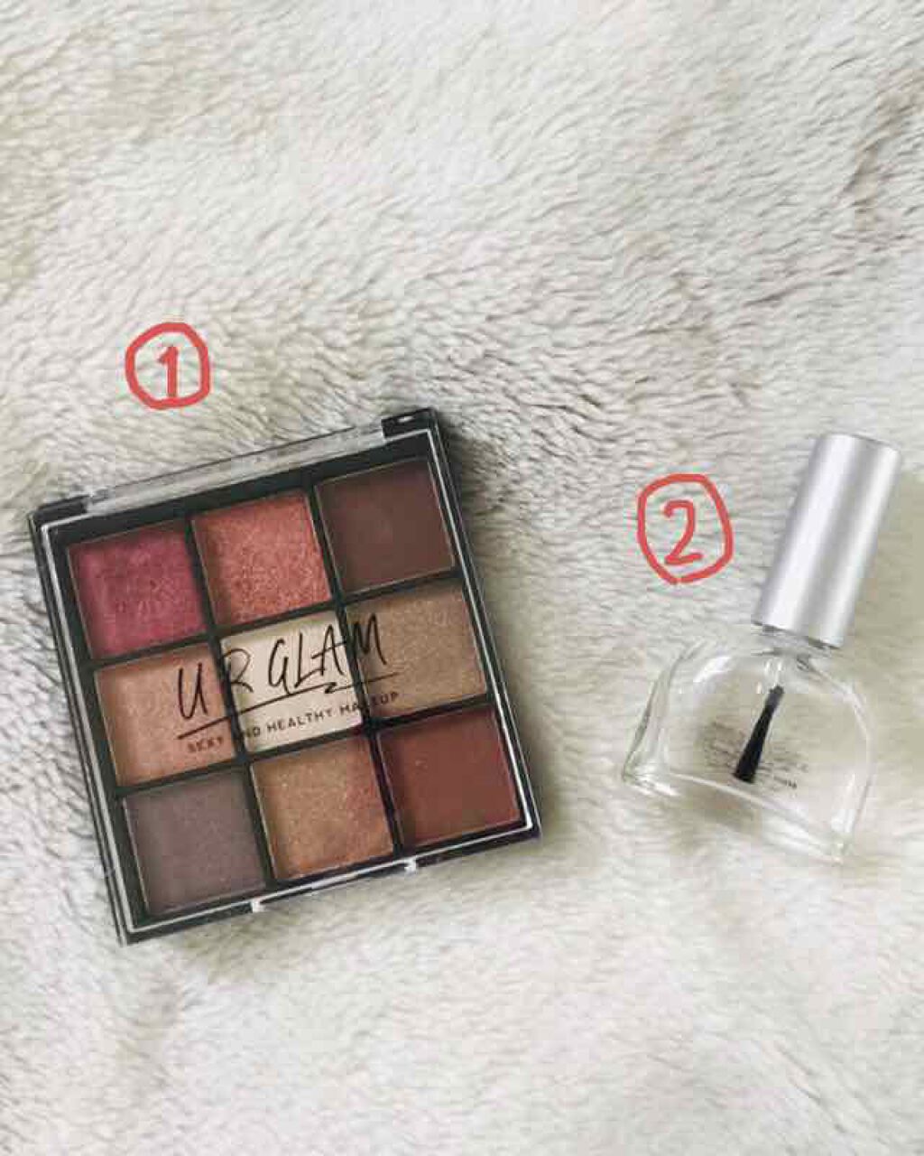 UR GLAM BLOOMING EYE COLOR PALETTE/U R GLAM/アイシャドウパレットを使ったクチコミ(2枚目)