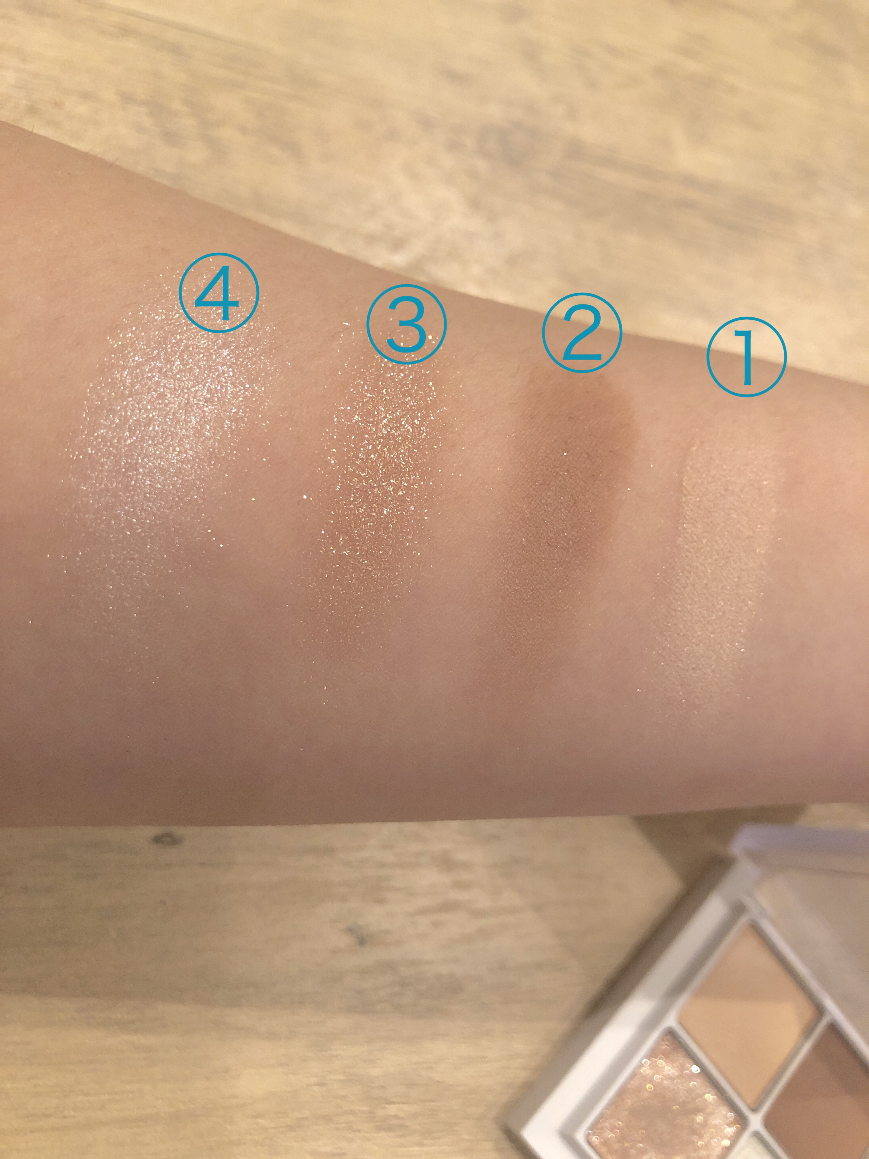 THE アイパレR/b idol/アイシャドウパレットを使ったクチコミ（3枚目）