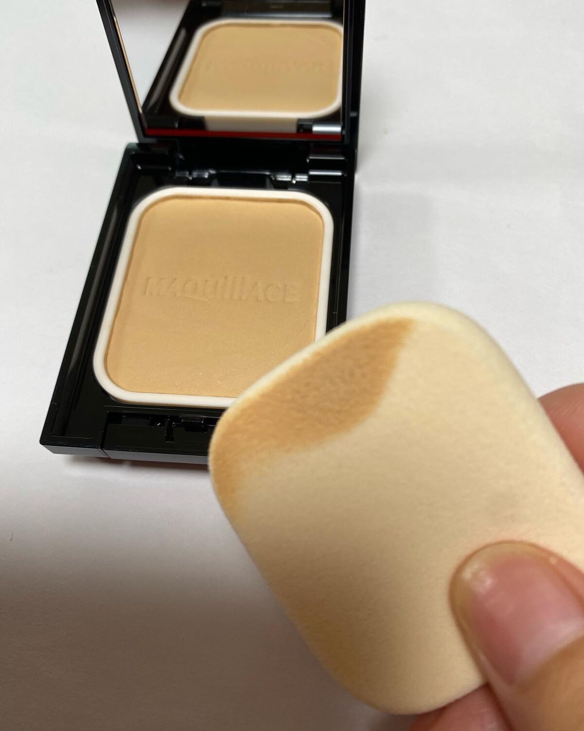 ドラマティックパウダリー EX/マキアージュ/パウダーファンデーションを使ったクチコミ(4枚目)