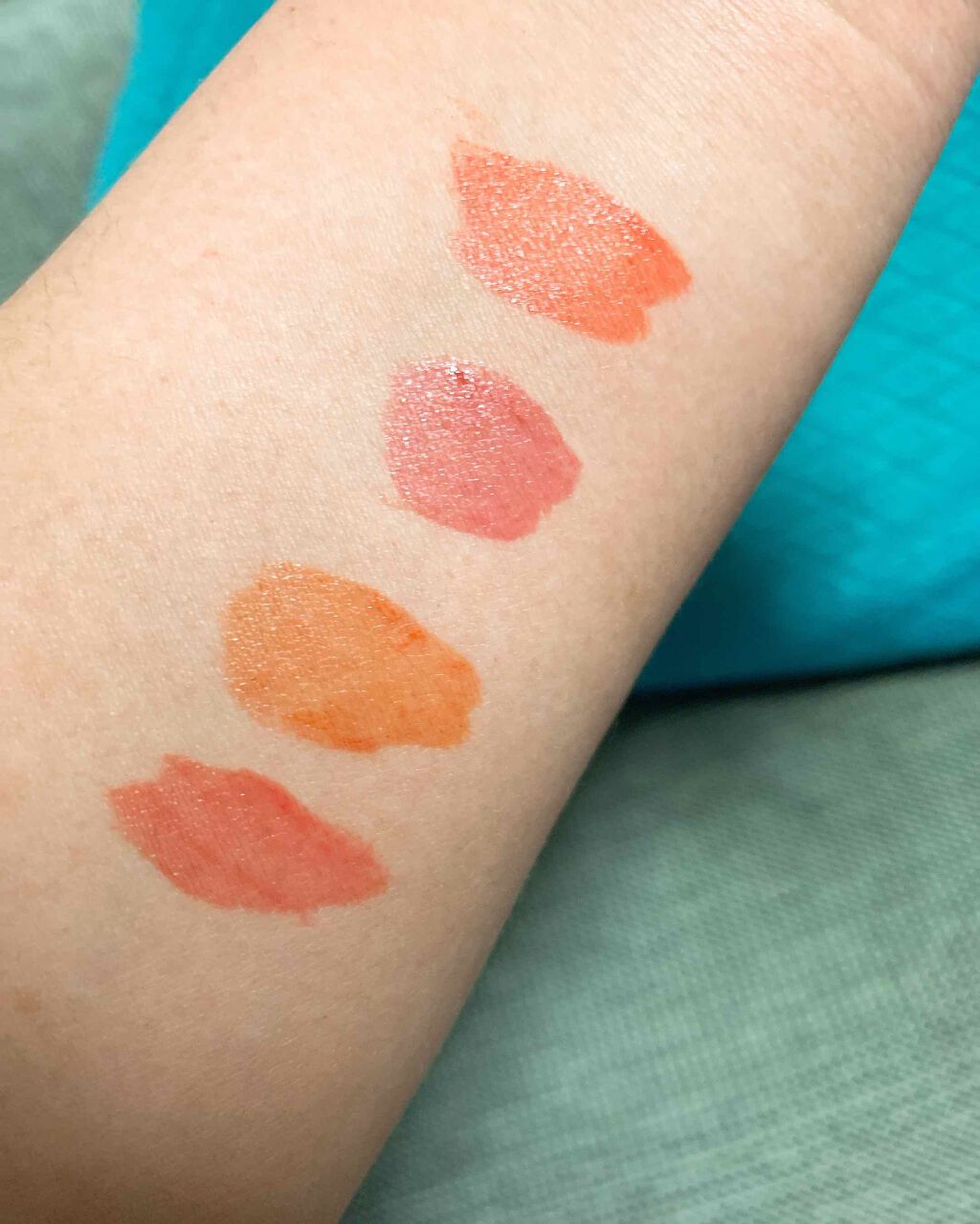 ジューシーラスティングティント/rom&nd/リップティントを使ったクチコミ（3枚目）