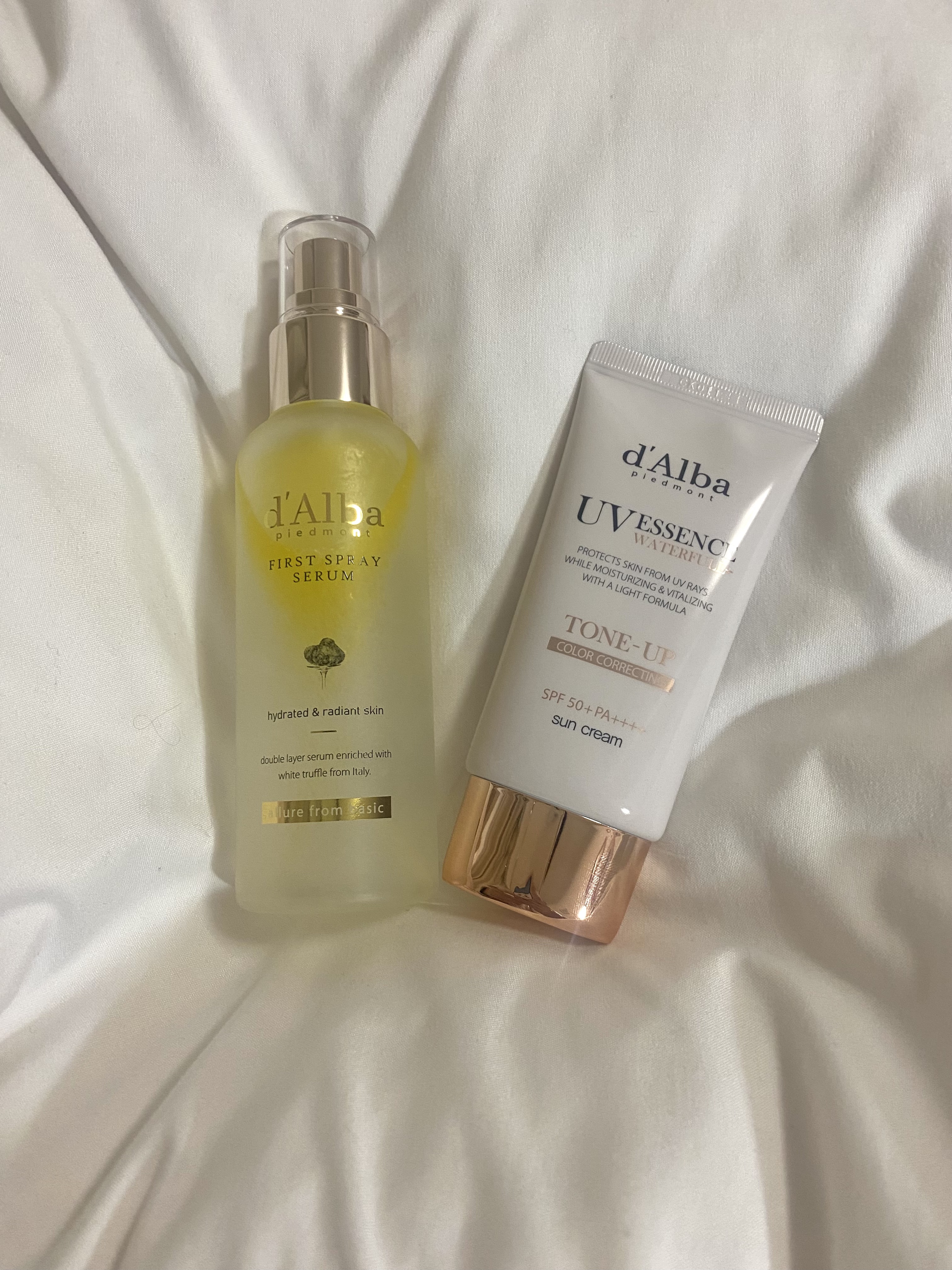 ダルバ ホワイトトリュフファーストスプレーセラム/ダルバ/ミスト状化粧水を使ったクチコミ（1枚目）