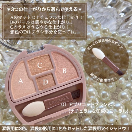プランぷくコーデアイズ/キャンメイク/パウダーアイシャドウを使ったクチコミ(2枚目)