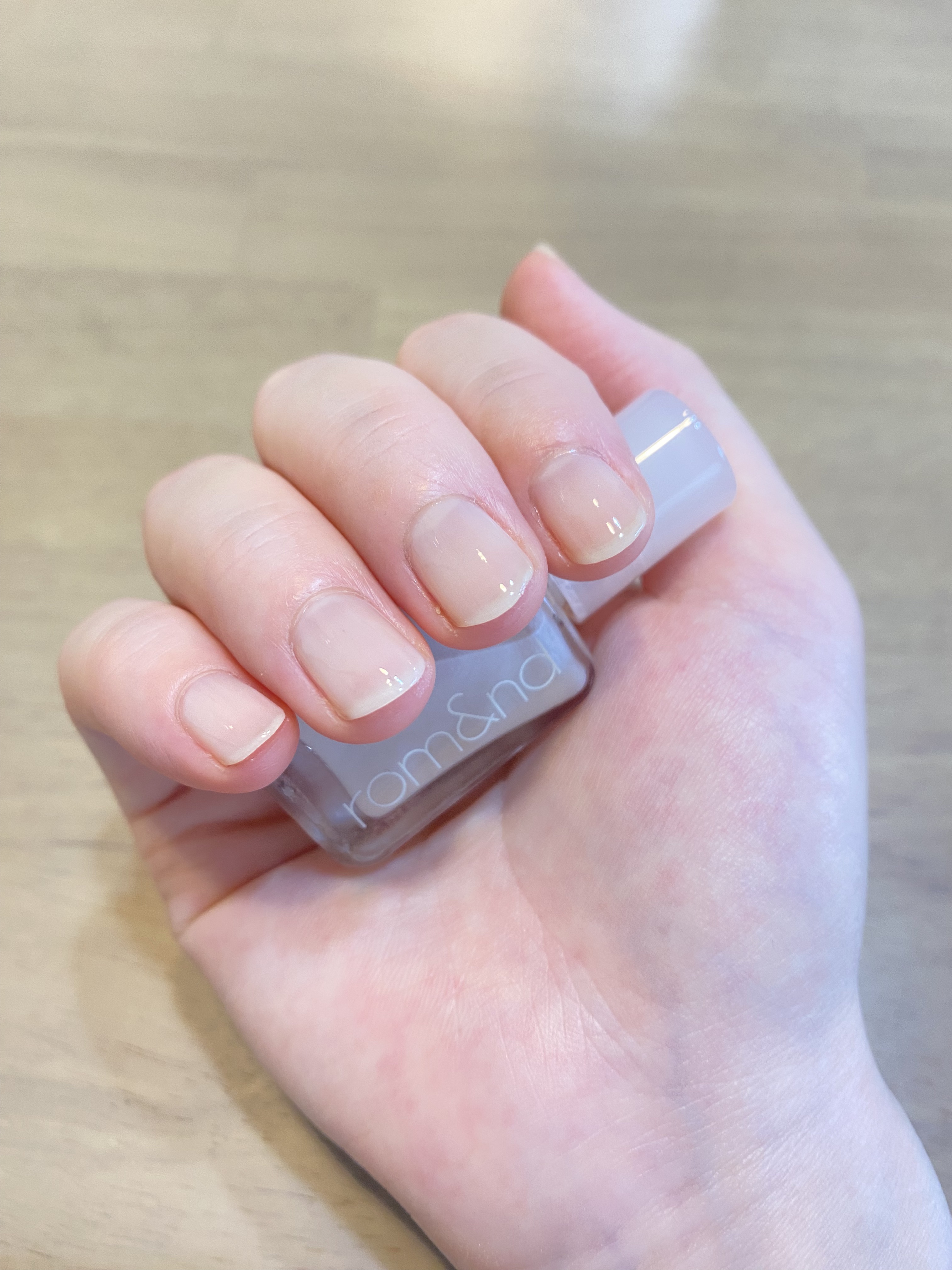 ムードペブル ネイル ハードナー 01 Coating Milk/rom&nd/マニキュアを使ったクチコミ（1枚目）