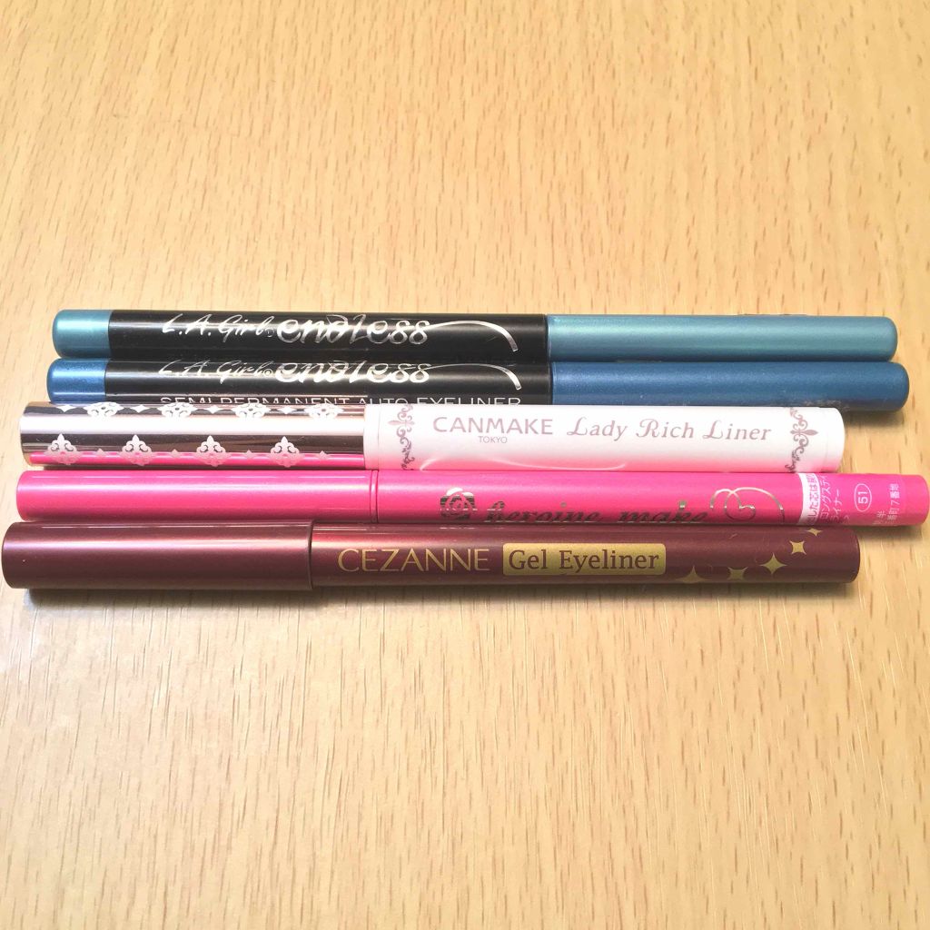 ジェルアイライナー/CEZANNE/ジェルアイライナーを使ったクチコミ(3枚目)