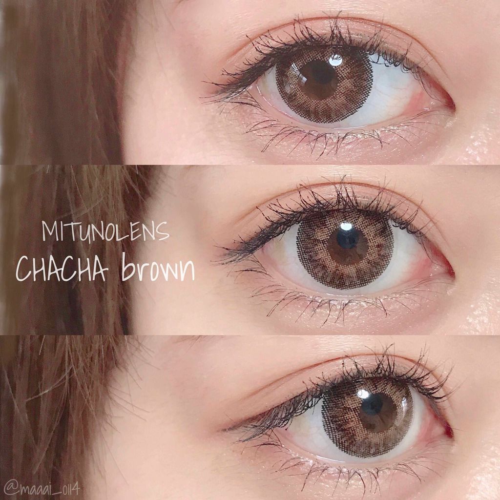 CHACHA チャチャ/蜜のレンズ/カラーコンタクトレンズを使ったクチコミ(1枚目)