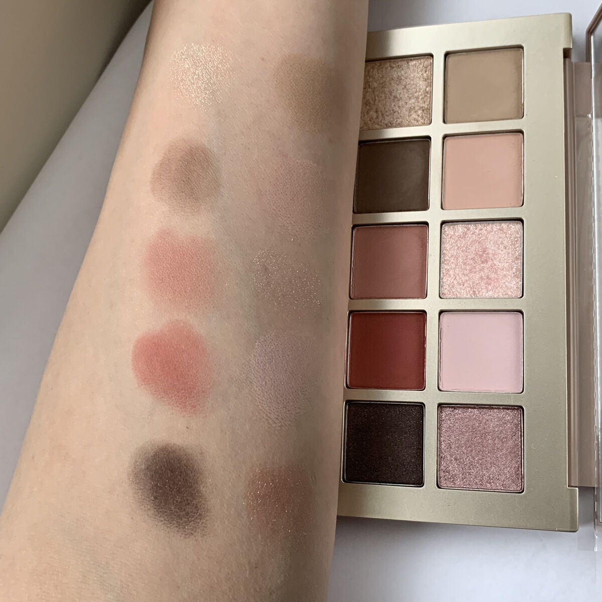 ニューデップスアイシャドウパレット/hince/アイシャドウパレットを使ったクチコミ（3枚目）