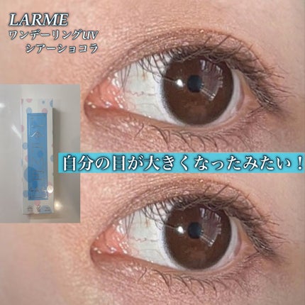 LARME ONE DAY RING(ラルムワンデーリング)/LARME/ワンデー(1DAY)カラコンを使ったクチコミ(1枚目)
