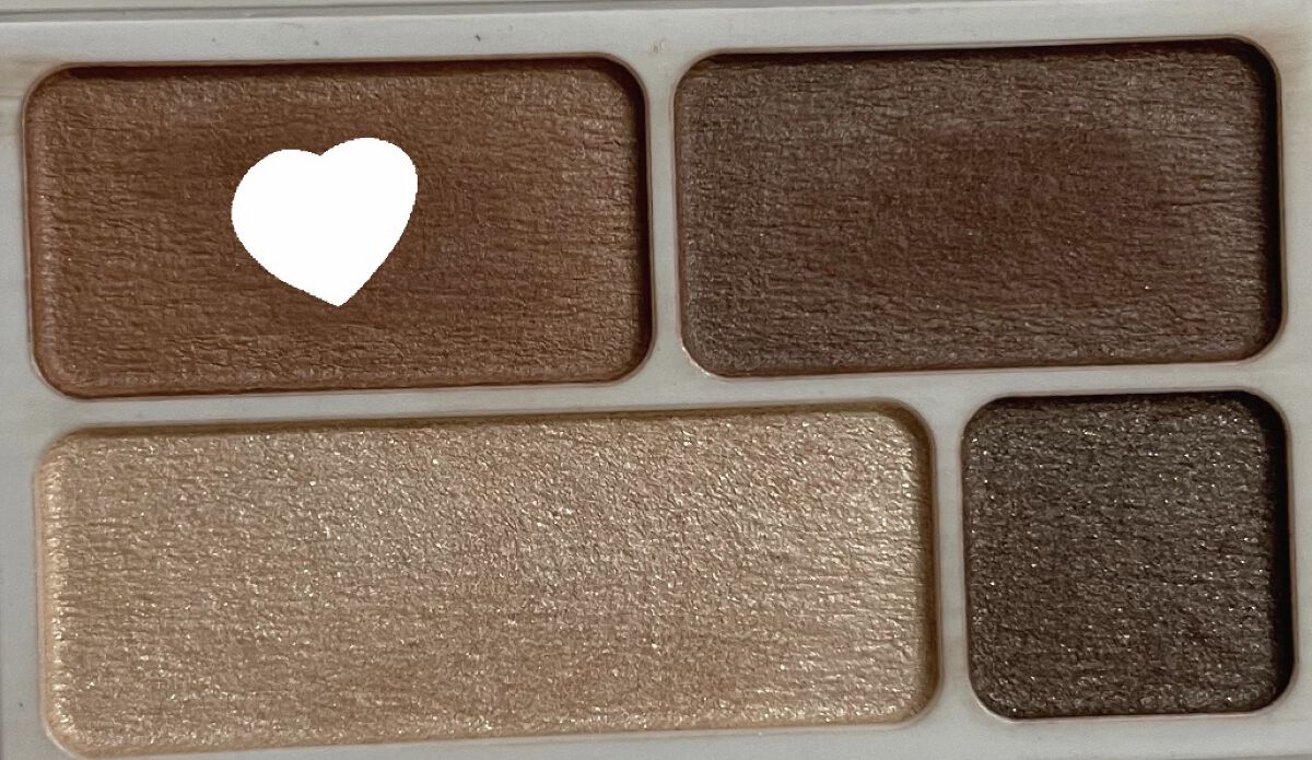 アイカラー4色タイプ/無印良品/アイシャドウパレットを使ったクチコミ（3枚目）