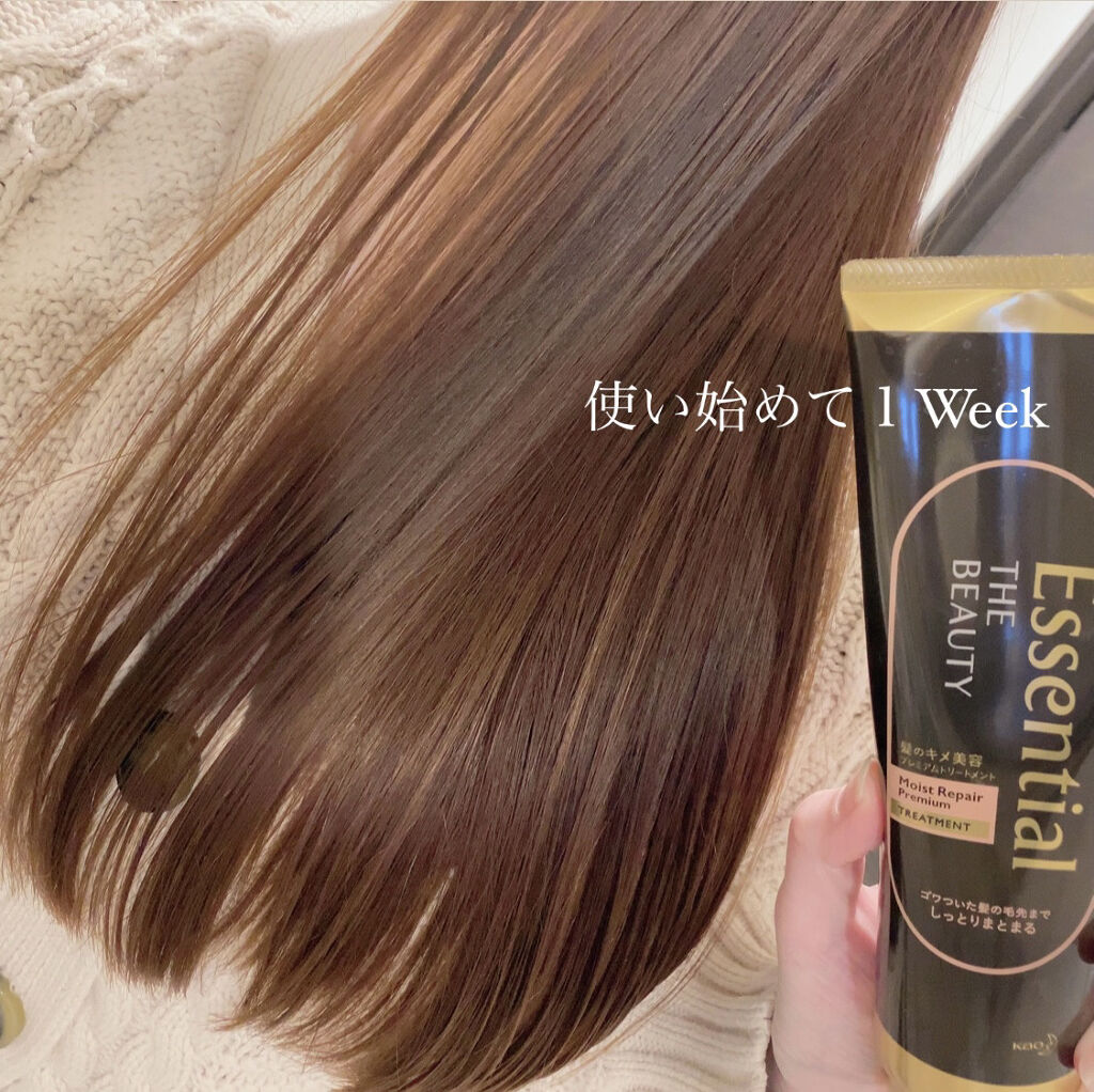 THE BEAUTY 髪のキメ美容プレミアムトリートメント＜モイストリペアプレミアム＞/エッセンシャル/洗い流すヘアトリートメントを使ったクチコミ（1枚目）