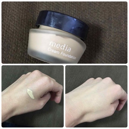 クリームファンデーション/media/クリーム・エマルジョンファンデーションを使ったクチコミ(2枚目)
