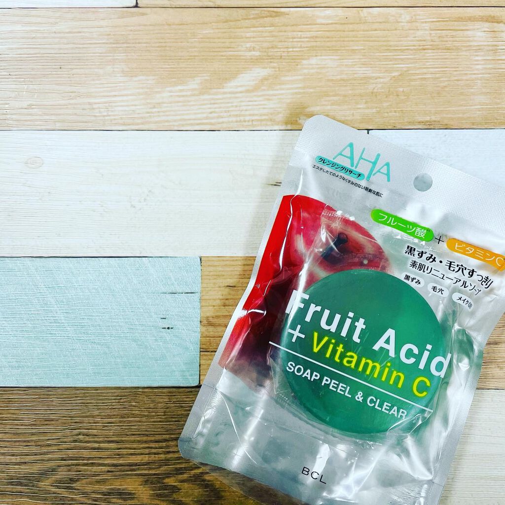 ソープ ピール&クリア/クレンジングリサーチ/洗顔石鹸を使ったクチコミ（1枚目）