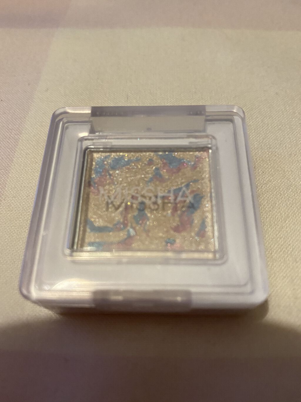 グリッタープリズム シャドウ マーブル/MISSHA/単色アイシャドウを使ったクチコミ（2枚目）