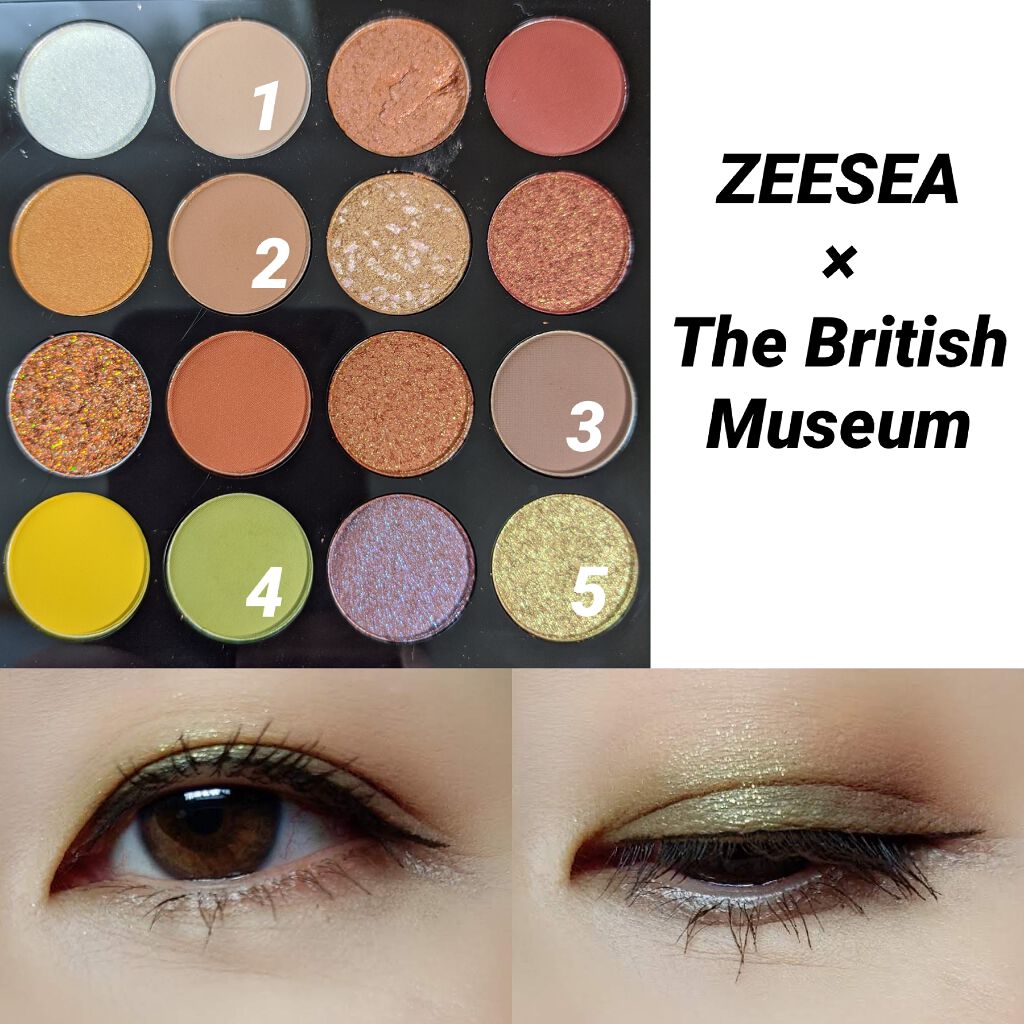 大英博物館 エジプトシリーズ アイシャドウパレット/ZEESEA/アイシャドウパレットを使ったクチコミ(2枚目)