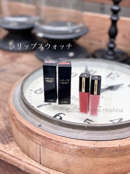 アーティスティックベルベットティント/A.BLACK/リップティントを使ったクチコミ(1枚目)