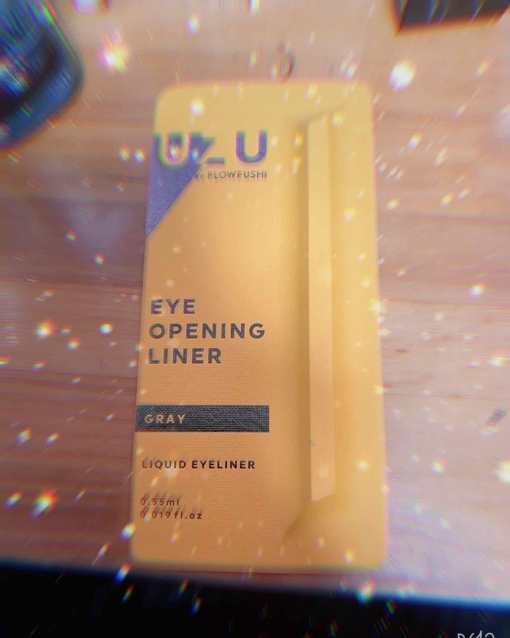 EYE OPENING LINER/UZU BY FLOWFUSHI/リキッドアイライナーを使ったクチコミ(1枚目)