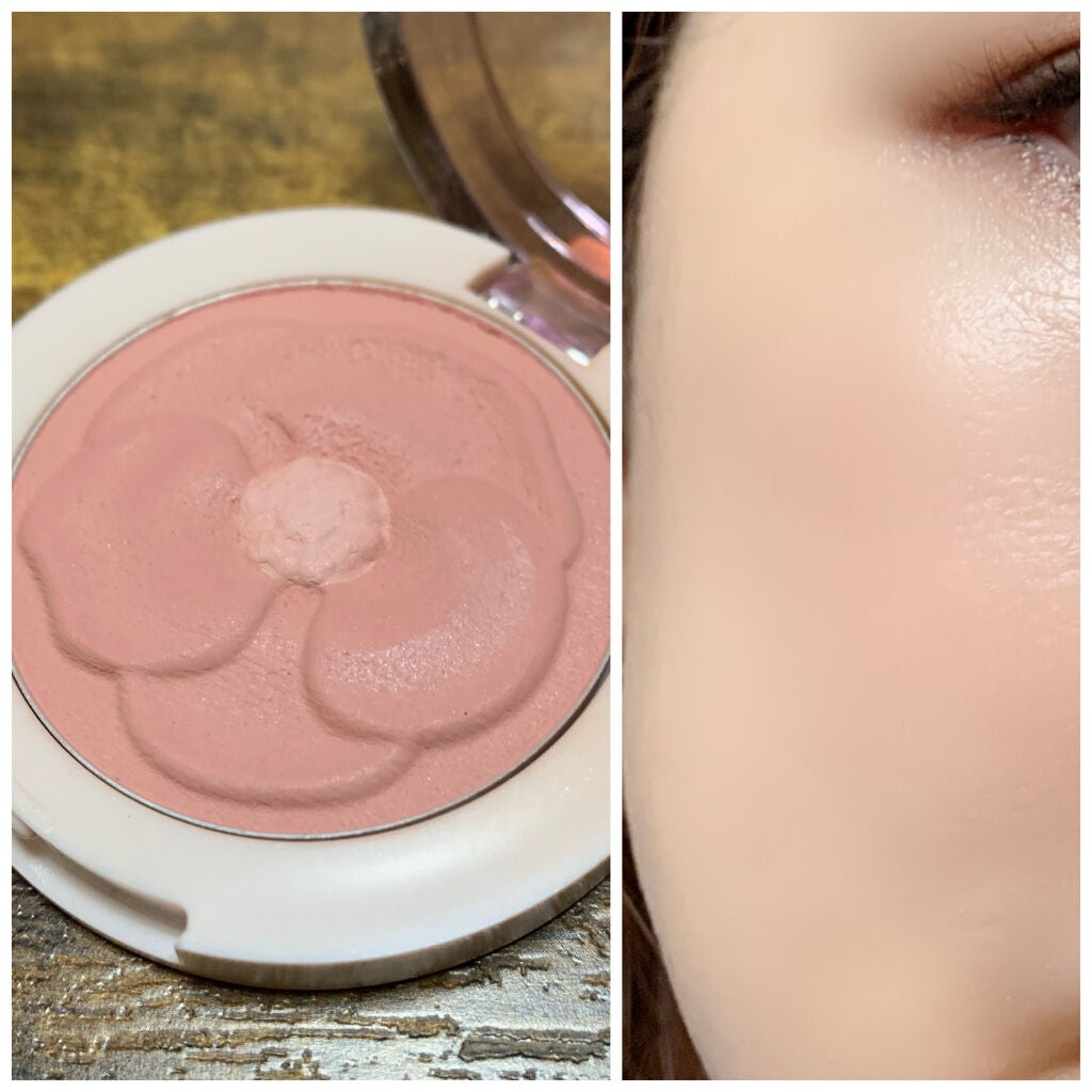 済州 カラーピッカー椿ブルーミングチーク/innisfree/パウダーチークを使ったクチコミ(3枚目)