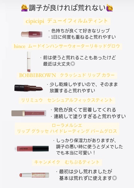 ジューシーラスティングティント/rom&nd/リップティントを使ったクチコミ(6枚目)