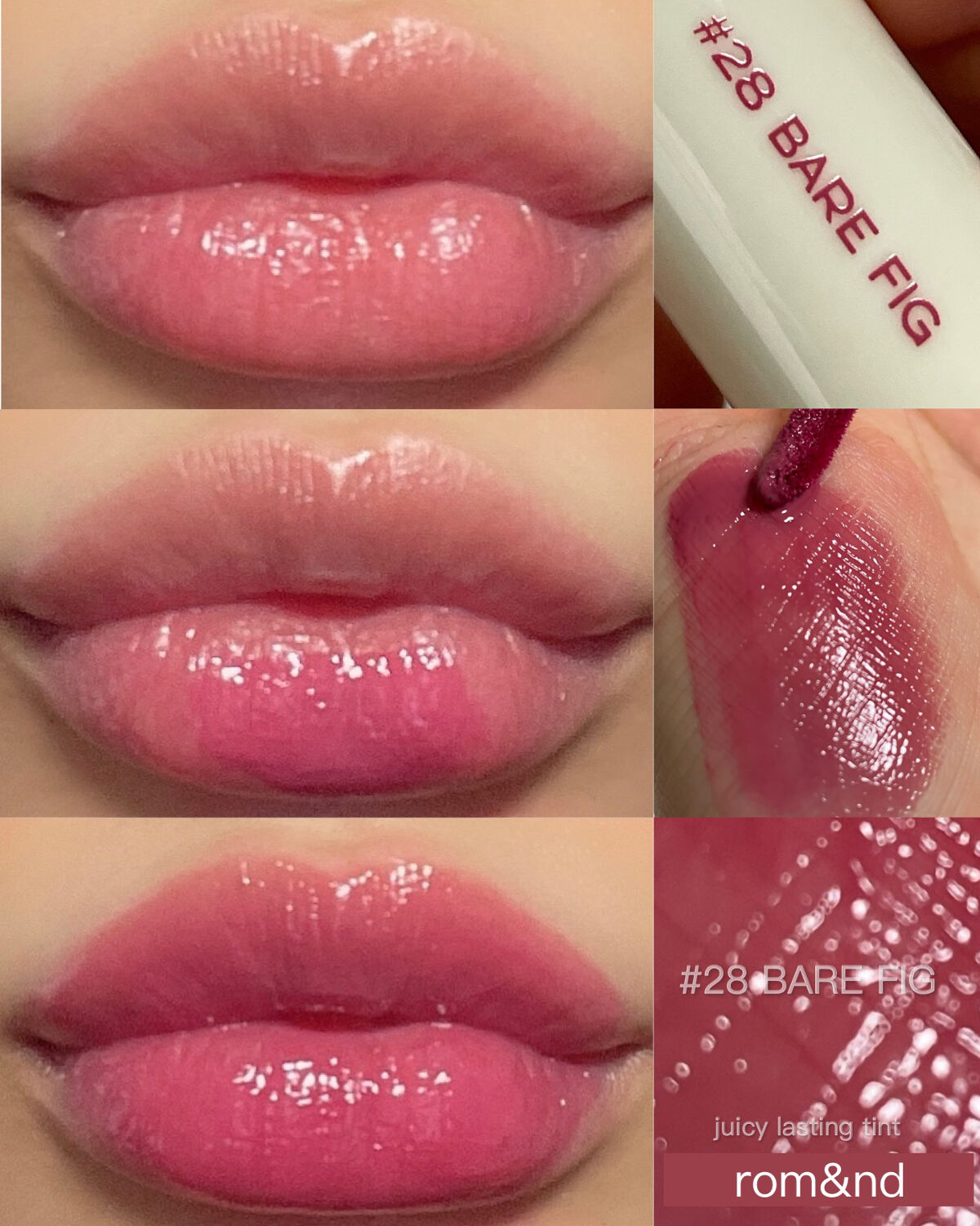 ジューシーラスティングティント/rom&nd/リップティントを使ったクチコミ（2枚目）