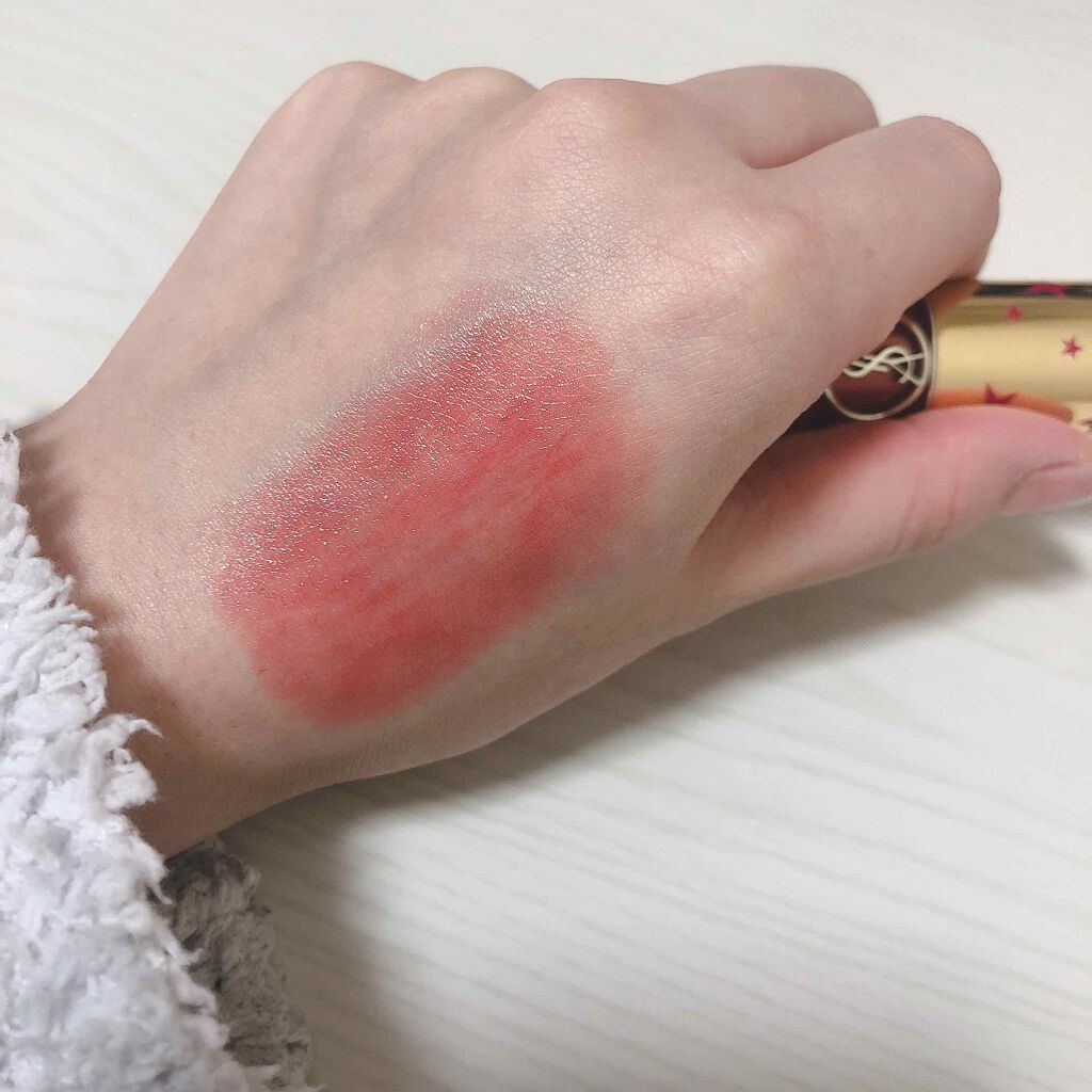 ルージュ ヴォリュプテ シャイン/YVES SAINT LAURENT BEAUTE/口紅を使ったクチコミ(3枚目)