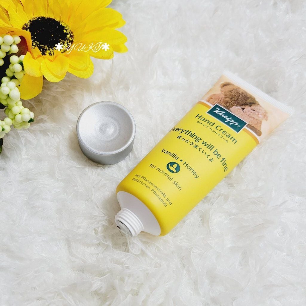 ハンドクリーム バニラ&ハニーの香り/クナイプ/ハンドクリームを使ったクチコミ(3枚目)