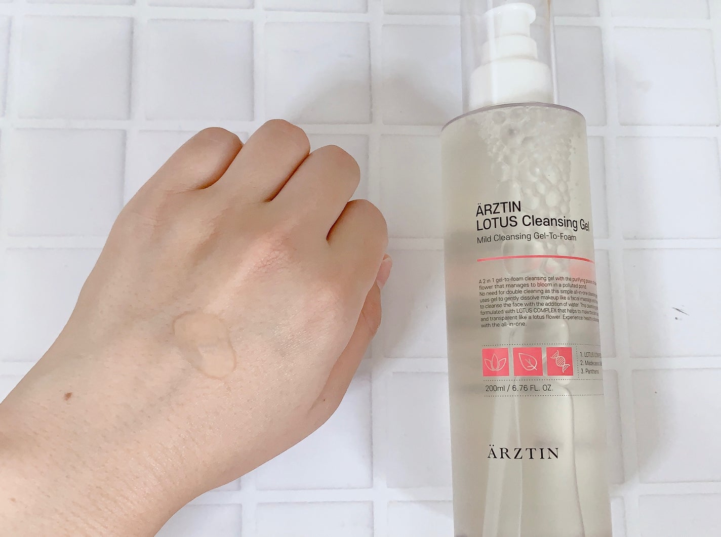 ロータスクレンジングジェル/エルツティン/クレンジングジェルを使ったクチコミ(4枚目)